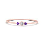 Load image into Gallery viewer, delicate-3-stone-stackable-diamond-band-with-blue-topaz-in-rose-gold-FD9396RORGVITO-NL-RG.jpg
