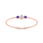 Load image into Gallery viewer, delicate-3-stone-stackable-diamond-band-with-blue-topaz-in-rose-gold-FD9396RORGVITO-NL-RG.jpg
