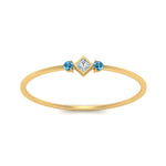 Load image into Gallery viewer, delicate-3-stone-stackable-diamond-band-with-blue-topaz-in-yellow-gold-FD9396RORGICBLTO-NL-YG.jpg
