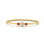 Load image into Gallery viewer, delicate-3-stone-stackable-diamond-band-with-orange-sapphire-in-yellow-gold-FD9396RORGSAOR-NL-YG.jpg
