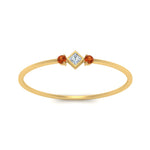 Load image into Gallery viewer, delicate-3-stone-stackable-diamond-band-with-orange-sapphire-in-yellow-gold-FD9396RORGSAOR-NL-YG.jpg
