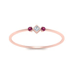 Load image into Gallery viewer, delicate-3-stone-stackable-diamond-band-with-pink-sapphire-in-rose-gold-FD9396RORGSADRPI-NL-RG.jpg
