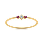 Load image into Gallery viewer, delicate-3-stone-stackable-diamond-band-with-pink-sapphire-in-yellow-gold-FD9396RORGSADRPI-NL-YG.jpg

