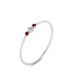 Load image into Gallery viewer, delicate-3-stone-stackable-diamond-band-with-ruby-in-white-gold-FD9396RORGRUDR-NL-WG.jpg
