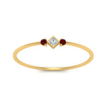 Load image into Gallery viewer, delicate-3-stone-stackable-diamond-band-with-ruby-in-yellow-gold-FD9396RORGRUDR-NL-YG.jpg
