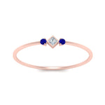 Load image into Gallery viewer, delicate-3-stone-stackable-diamond-band-with-sapphire-in-rose-gold-FD9396RORGSABL-NL-RG.jpg
