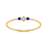 Load image into Gallery viewer, delicate-3-stone-stackable-diamond-band-with-sapphire-in-yellow-gold-FD9396RORGSABL-NL-YG.jpg
