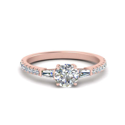 Delicate Antique Pave Engagement Ring