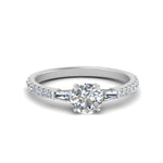 Load image into Gallery viewer, Delicate Antique Pave Engagement Ring

