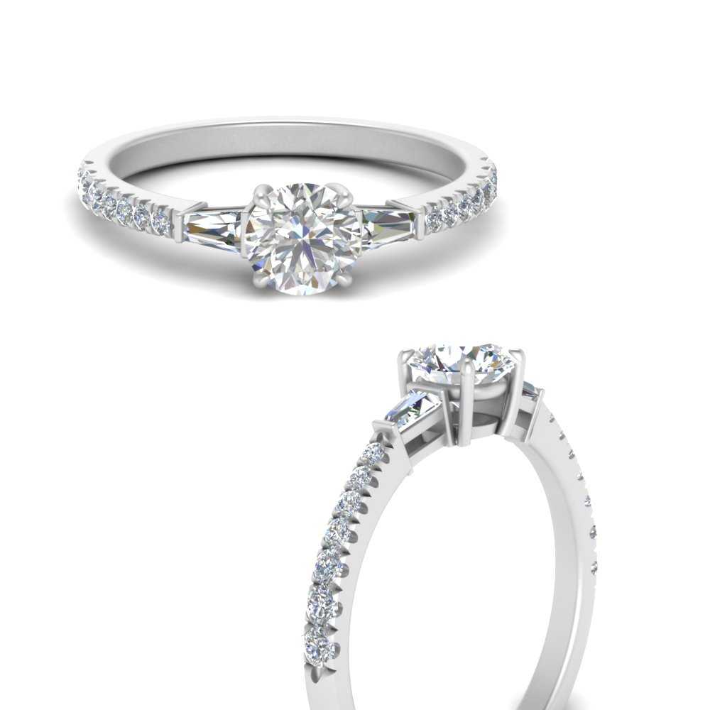 Delicate Antique Pave Engagement Ring