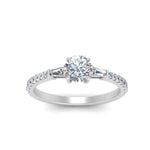 Load image into Gallery viewer, Delicate Antique Pave Engagement Ring
