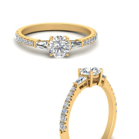 Delicate Antique Pave Round Cut Diamond Ring