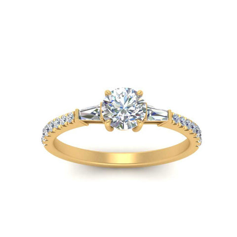 Delicate Antique Pave Round Cut Diamond Ring