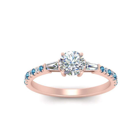 Delicate Antique Pave Engagement Ring