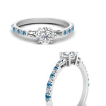 Load image into Gallery viewer, Delicate Antique Pave Engagement Ring
