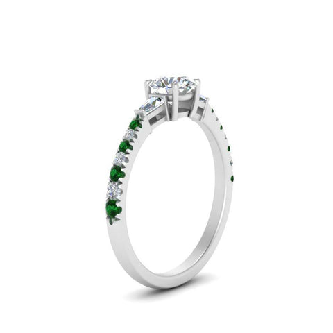Delicate Antique Pave Engagement Ring