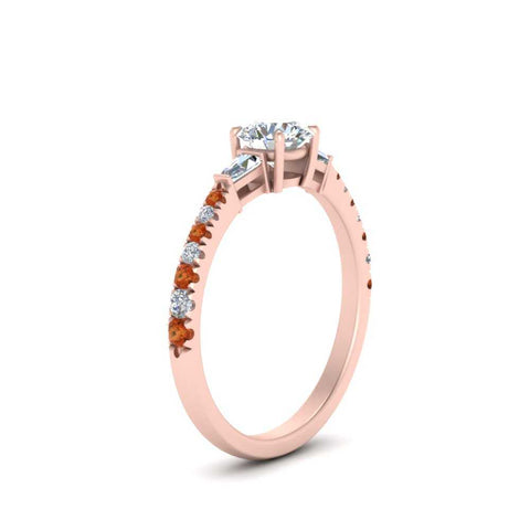 Delicate Antique Pave Engagement Ring