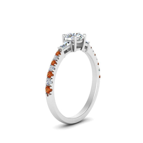 Delicate Antique Pave Engagement Ring