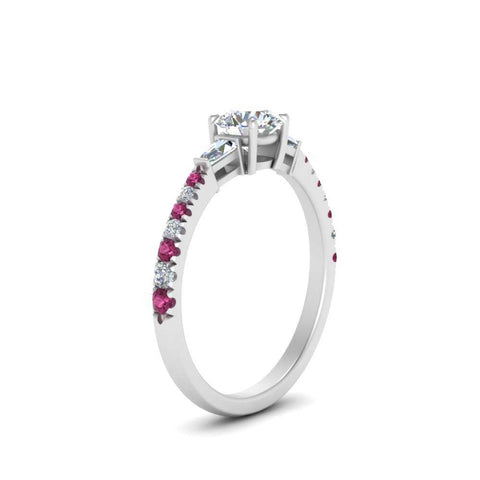 Delicate Antique Pave Engagement Ring
