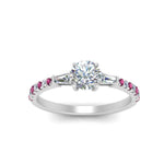 Load image into Gallery viewer, Delicate Antique Pave Engagement Ring
