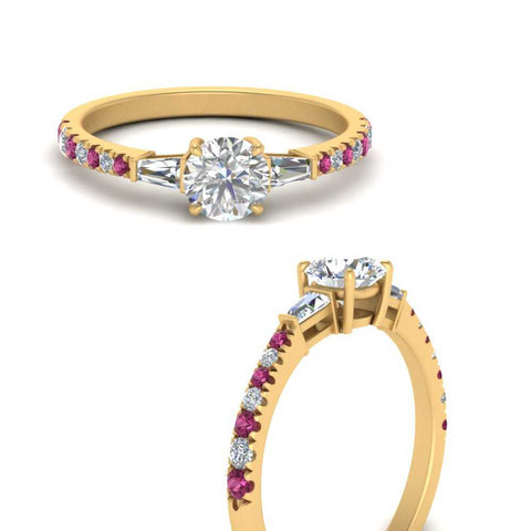 Delicate Antique Pave Round Cut Diamond Ring