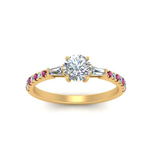 Delicate Antique Pave Engagement Ring