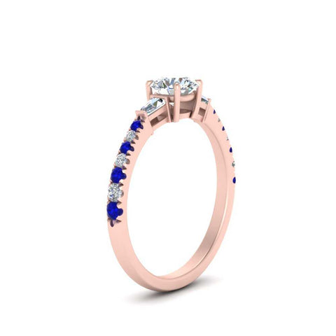 Delicate Antique Pave Engagement Ring