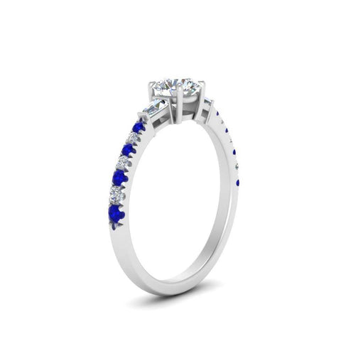 Delicate Antique Pave Engagement Ring