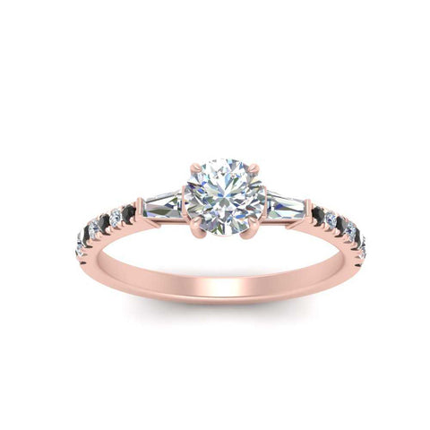 Delicate Antique Pave Round Cut Diamond Ring