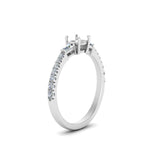 Load image into Gallery viewer, Semi Mount Delicate Antique Pave Engagement Ring
