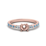 Load image into Gallery viewer, Semi Mount Delicate Antique Pave Engagement Ring
