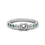 Load image into Gallery viewer, Semi Mount Delicate Antique Pave Engagement Ring
