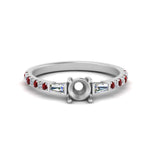 Load image into Gallery viewer, Semi Mount Delicate Antique Pave Engagement Ring
