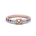 Load image into Gallery viewer, Semi Mount Delicate Antique Pave Engagement Ring
