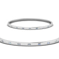 Thumbnail 6 - Delicate Baguette Bangle Bracelet