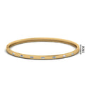 Thumbnail 13 - Delicate Baguette Bangle Bracelet