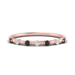 Load image into Gallery viewer, delicate-black-diamond-stacking-band-in-rose-gold-FD9811BGBLACK-NL-RG.jpg
