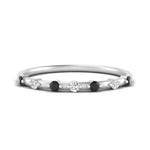 Load image into Gallery viewer, delicate-black-diamond-stacking-band-in-white-gold-FD9811BGBLACK-NL-WG.jpg
