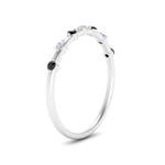 Load image into Gallery viewer, delicate-black-diamond-stacking-band-in-white-gold-FD9811BGBLACK-NL-WG.jpg
