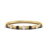Load image into Gallery viewer, delicate-black-diamond-stacking-band-in-yellow-gold-FD9811BGBLACK-NL-YG.jpg