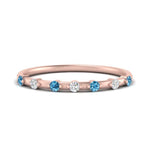 Load image into Gallery viewer, delicate-blue-topaz-stacking-band-in-rose-gold-FD9811BGICBLTO-NL-RG.jpg
