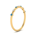 Load image into Gallery viewer, delicate-blue-topaz-stacking-band-in-yellow-gold-FD9811BGICBLTO-NL-YG.jpg
