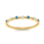 Load image into Gallery viewer, delicate-blue-topaz-stacking-band-in-yellow-gold-FD9811BGICBLTO-NL-YG.jpg
