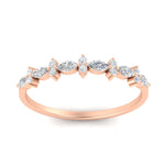 Load image into Gallery viewer, delicate-diamond-marquise-and-round-stack-wedding-band-in-rose-gold-FD11310BANGLE3-NL-RG.jpg
