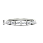 Load image into Gallery viewer, delicate-diamond-marquise-and-round-stack-wedding-band-in-white-gold-FD11310BANGLE3-NL-WG.jpg
