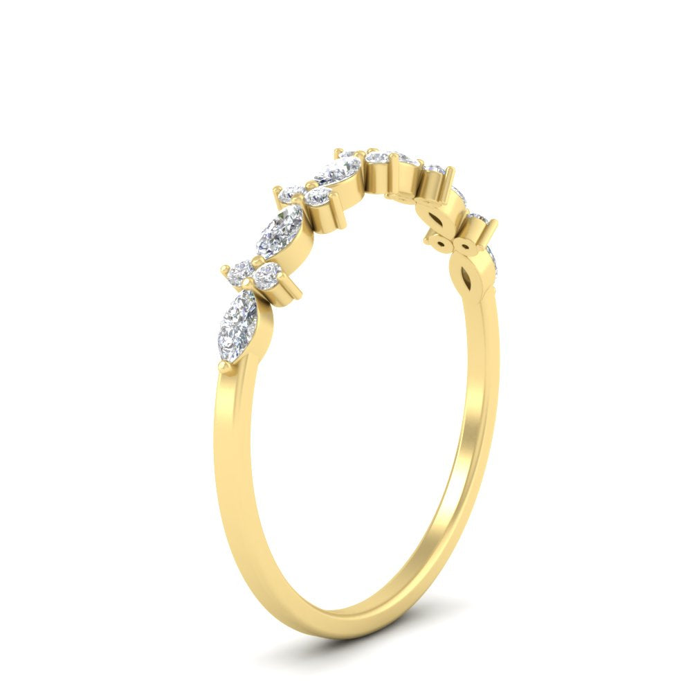delicate-diamond-marquise-and-round-stack-wedding-band-in-yellow-gold-FD11310BANGLE3-NL-YG.jpg