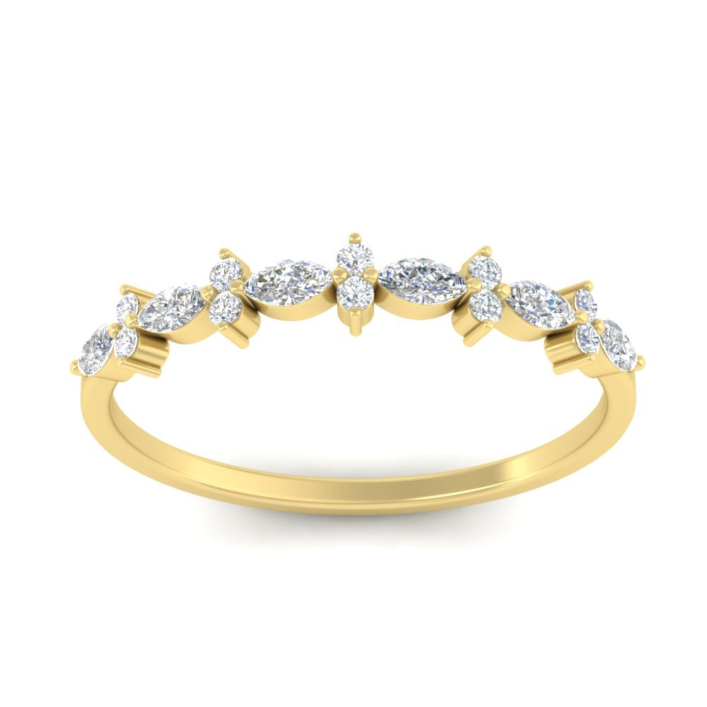delicate-diamond-marquise-and-round-stack-wedding-band-in-yellow-gold-FD11310BANGLE3-NL-YG.jpg