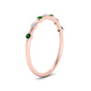 Load image into Gallery viewer, delicate-emerald-stacking-band-in-rose-gold-FD9811BGEMGR-NL-RG.jpg