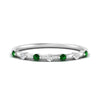 Load image into Gallery viewer, delicate-emerald-stacking-band-in-white-gold-FD9811BGEMGR-NL-WG.jpg
