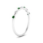 Load image into Gallery viewer, delicate-emerald-stacking-band-in-white-gold-FD9811BGEMGR-NL-WG.jpg
